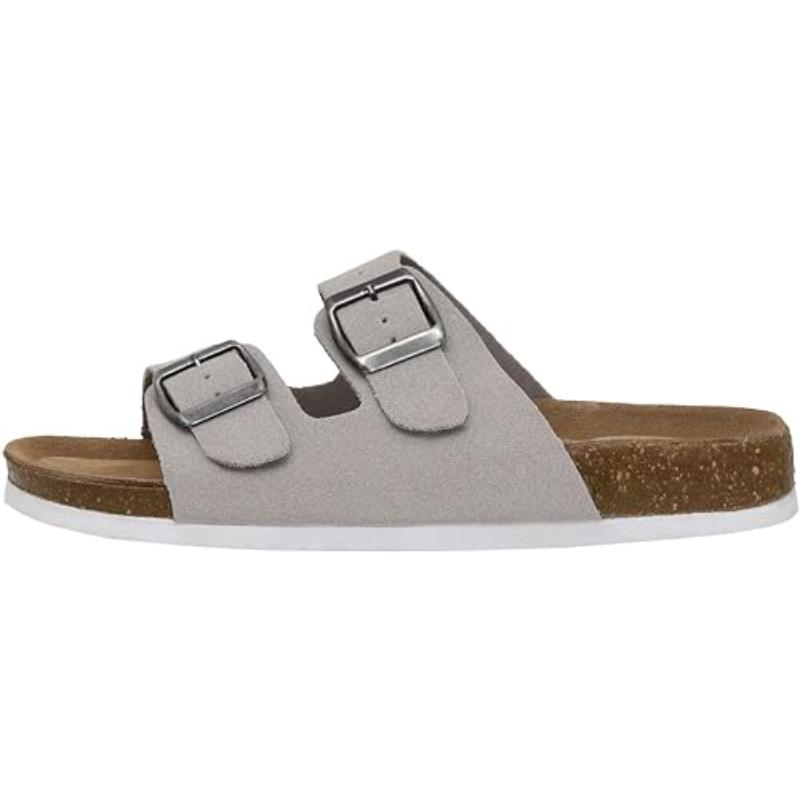 Sleek Dual Strap Slide Sandals For Women