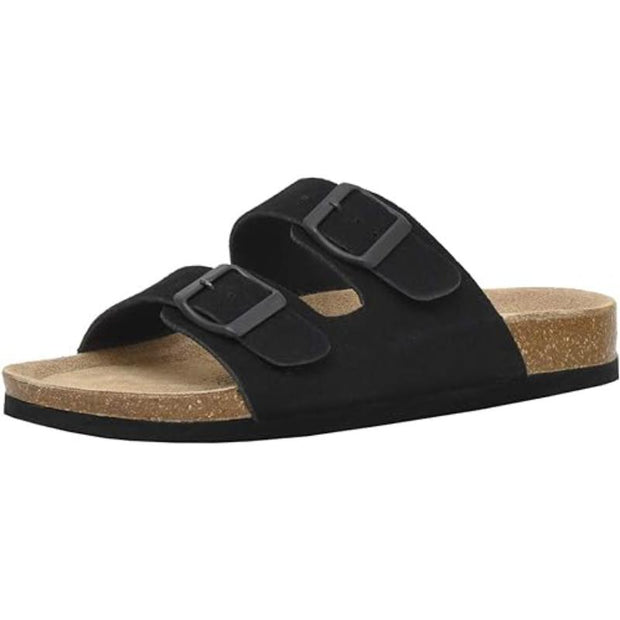 Sleek Dual Strap Slide Sandals For Women