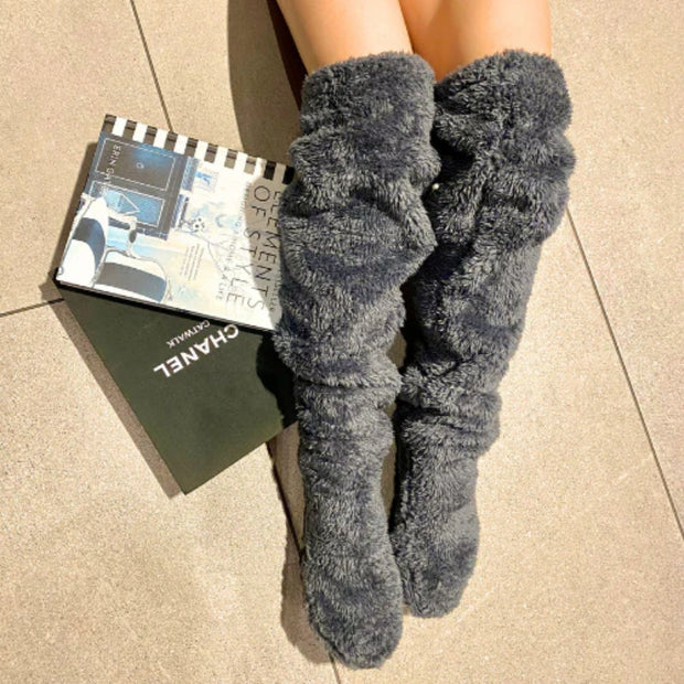 Fluffy Long Length Cozy Socks