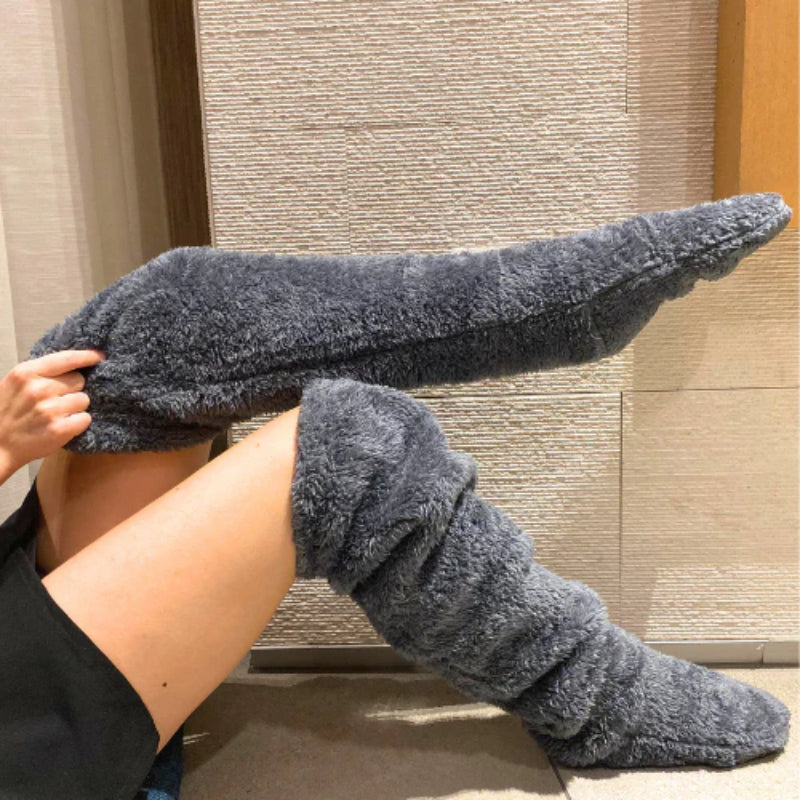 Fluffy Long Length Cozy Socks