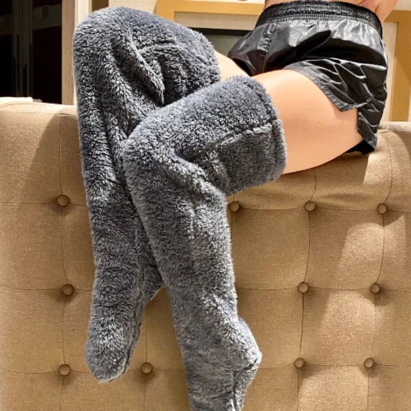 Fluffy Long Length Cozy Socks