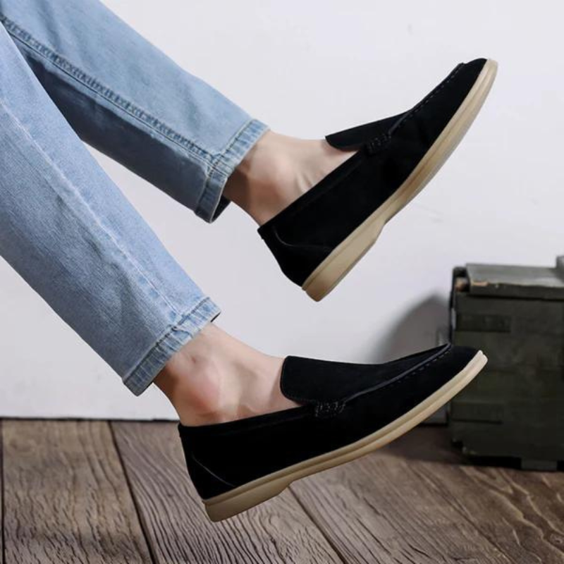 Men's Old Money Stylish Suede Loafers