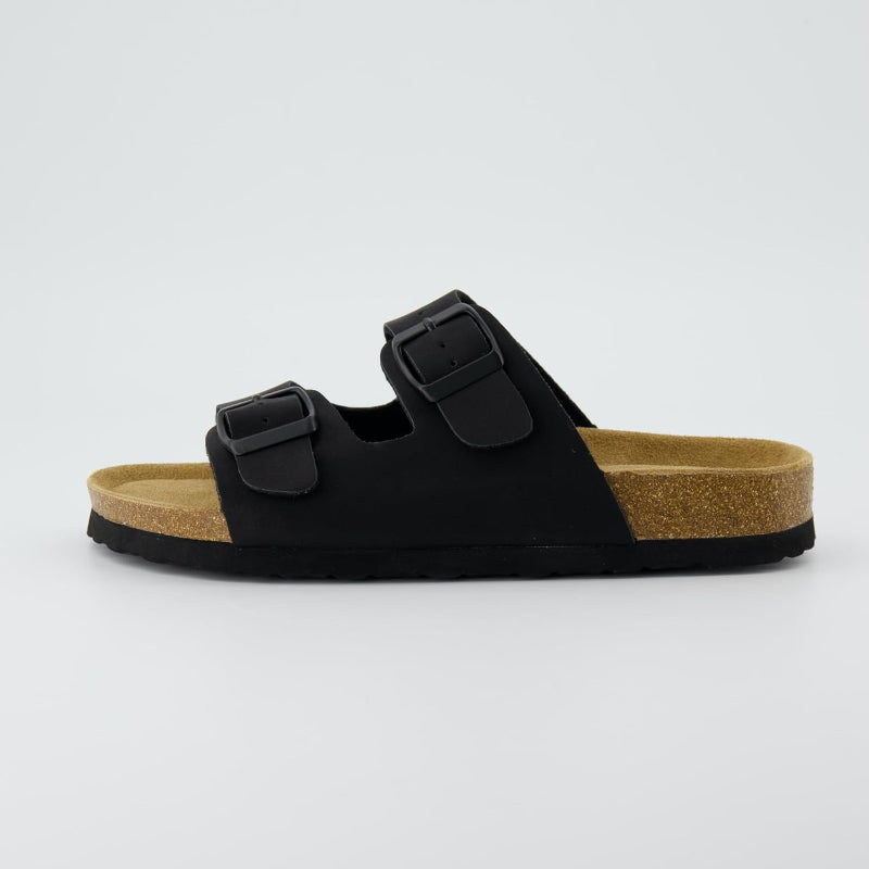 Supportive Cork Footbed Sandals With EVA Base And Buckle Strap