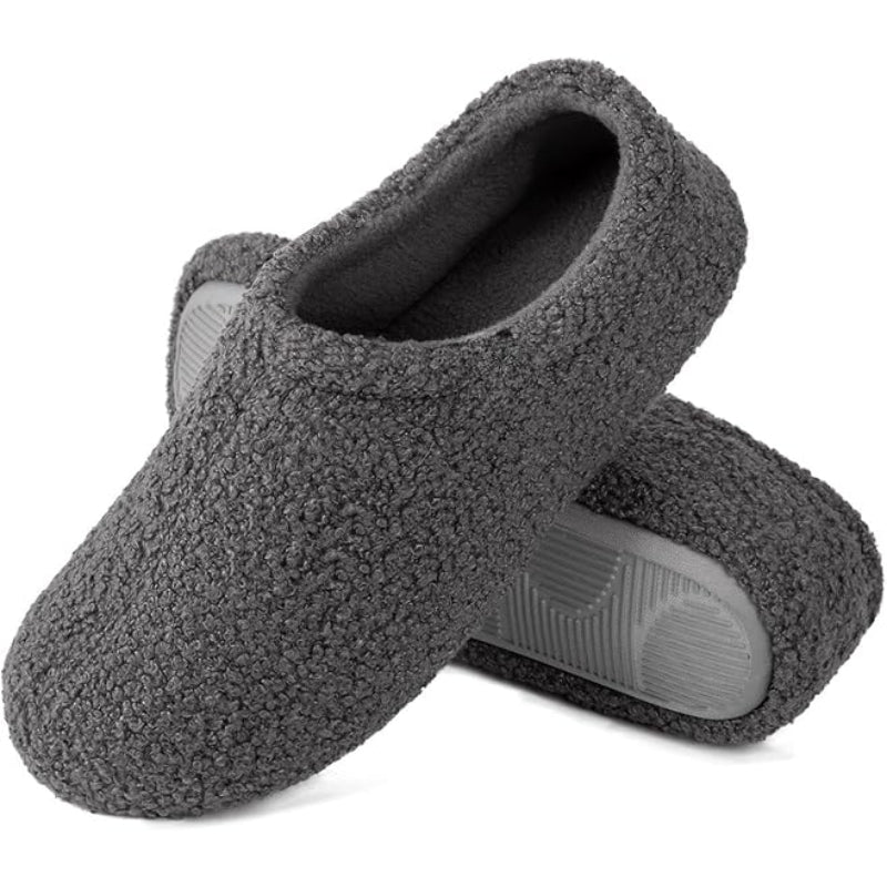 Fuzzy Fur Memory Foam Loafer Slippers