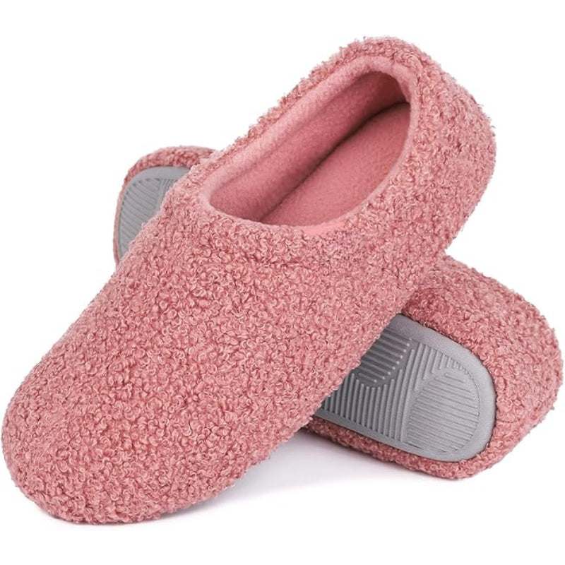 Fuzzy Fur Memory Foam Loafer Slippers