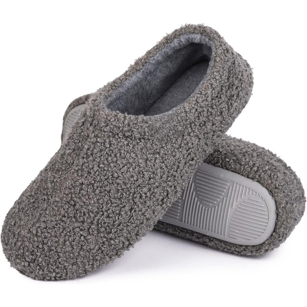 Fuzzy Fur Memory Foam Loafer Slippers