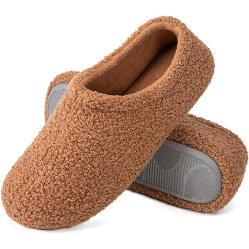 Fuzzy Fur Memory Foam Loafer Slippers