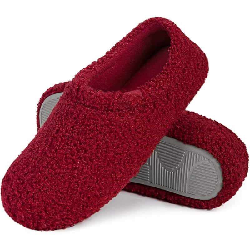 Fuzzy Fur Memory Foam Loafer Slippers