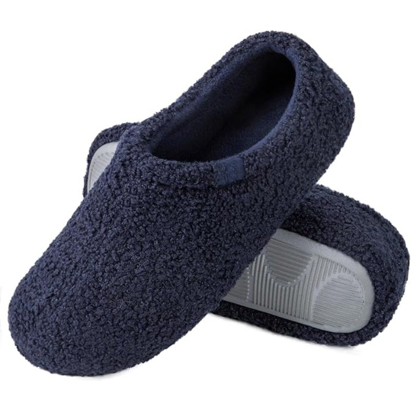 Fuzzy Fur Memory Foam Loafer Slippers