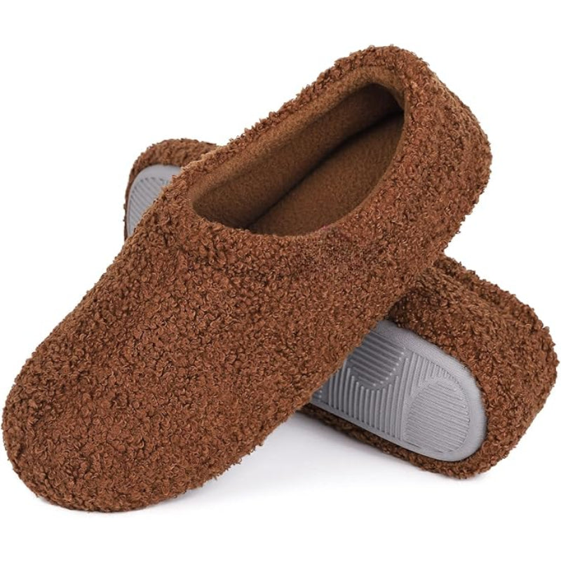 Fuzzy Fur Memory Foam Loafer Slippers