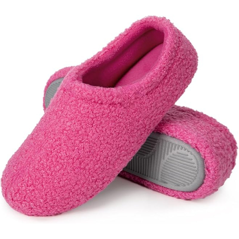 Fuzzy Fur Memory Foam Loafer Slippers