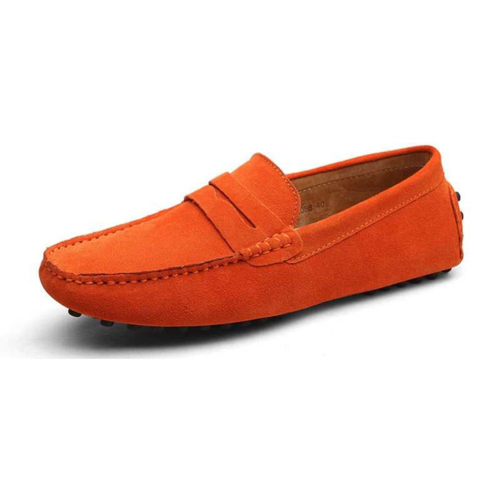 Men's Old Money Sleek Slip On Penny Loafers