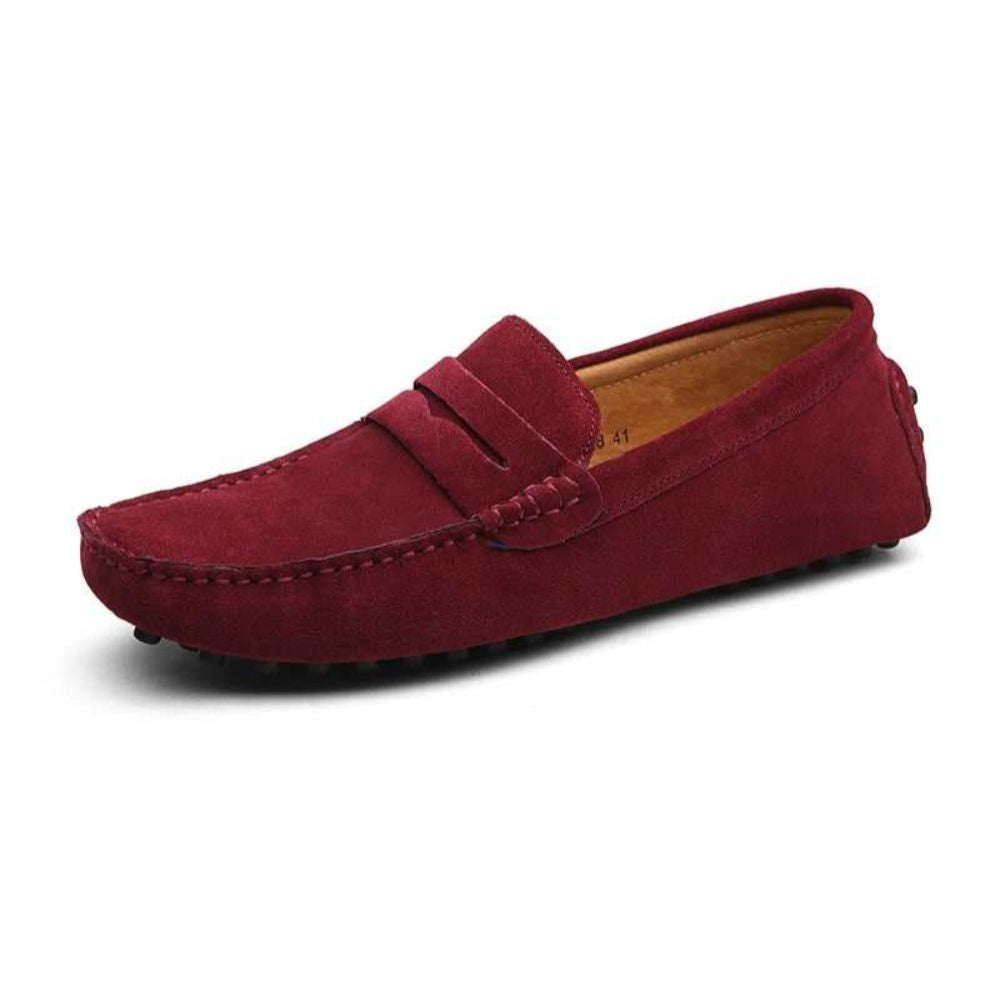 Men's Old Money Sleek Slip On Penny Loafers