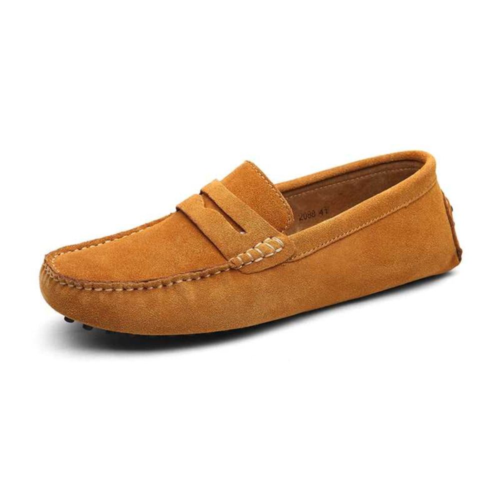 Men's Old Money Sleek Slip On Penny Loafers