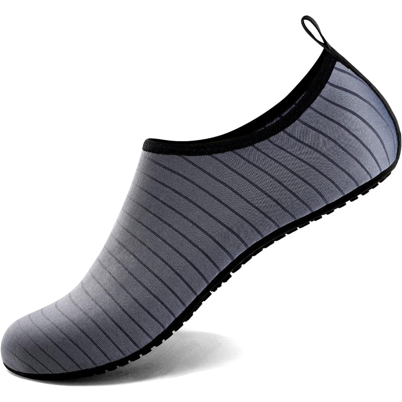 Sleek Striped Aqua Shoes For Men