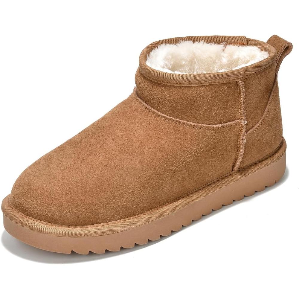 Cushioned Insole Suede Winter Boots