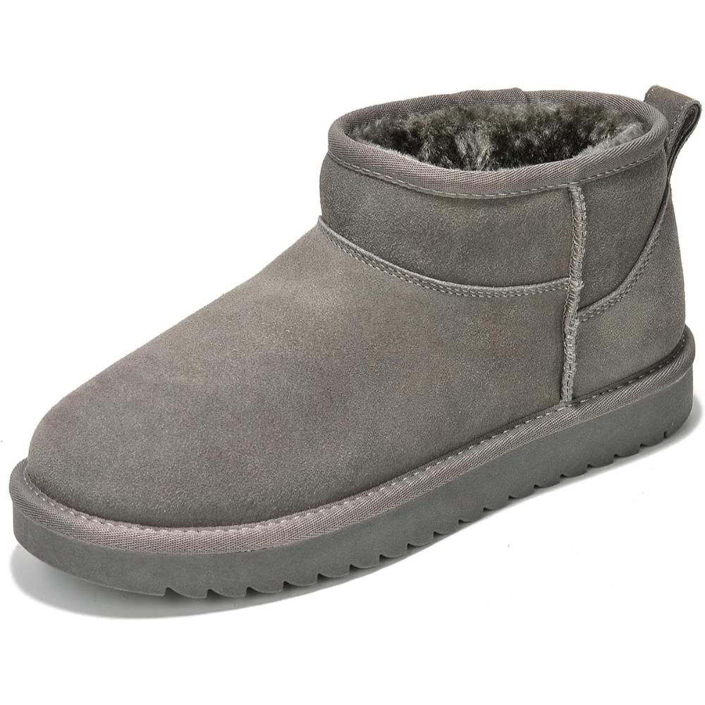 Cushioned Insole Suede Winter Boots