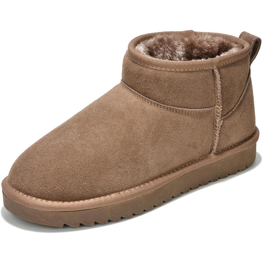 Cushioned Insole Suede Winter Boots