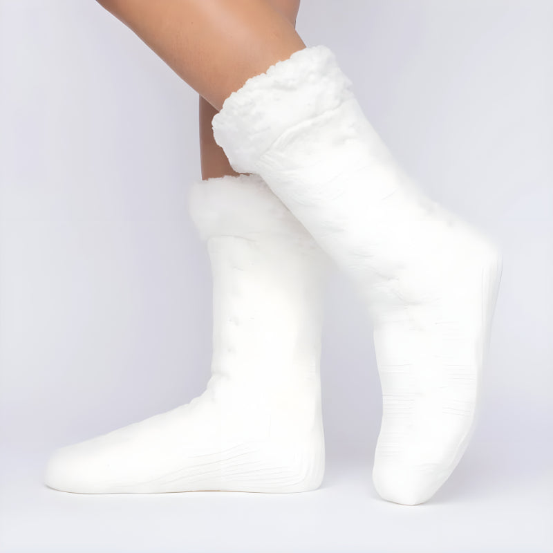 Non Slip Fleece Lined Lounge Socks