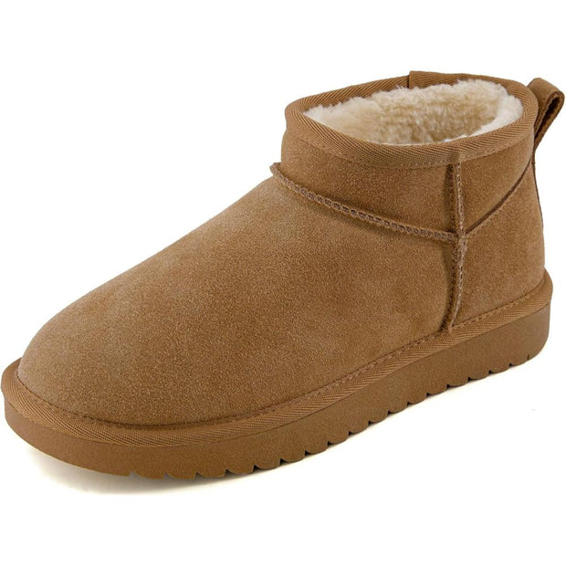 Plush Sherpa Winter Snow Boots