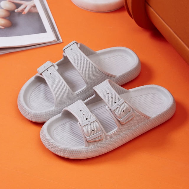 Thick Platform Cloud Slippers For Women